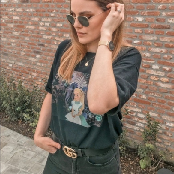 zara alice in wonderland shirt